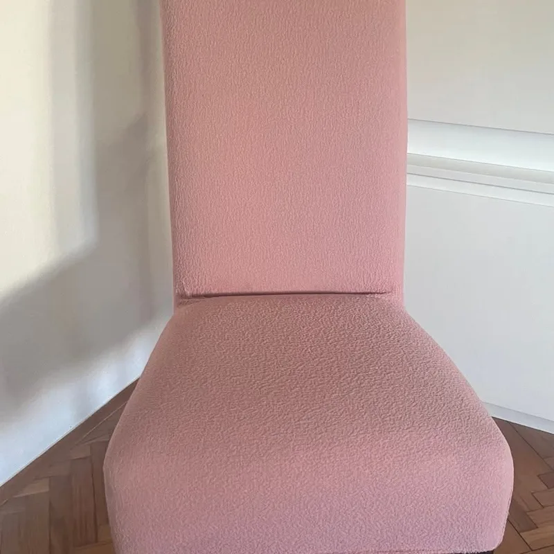 Navlaka za stolicu Glatka, puder roze