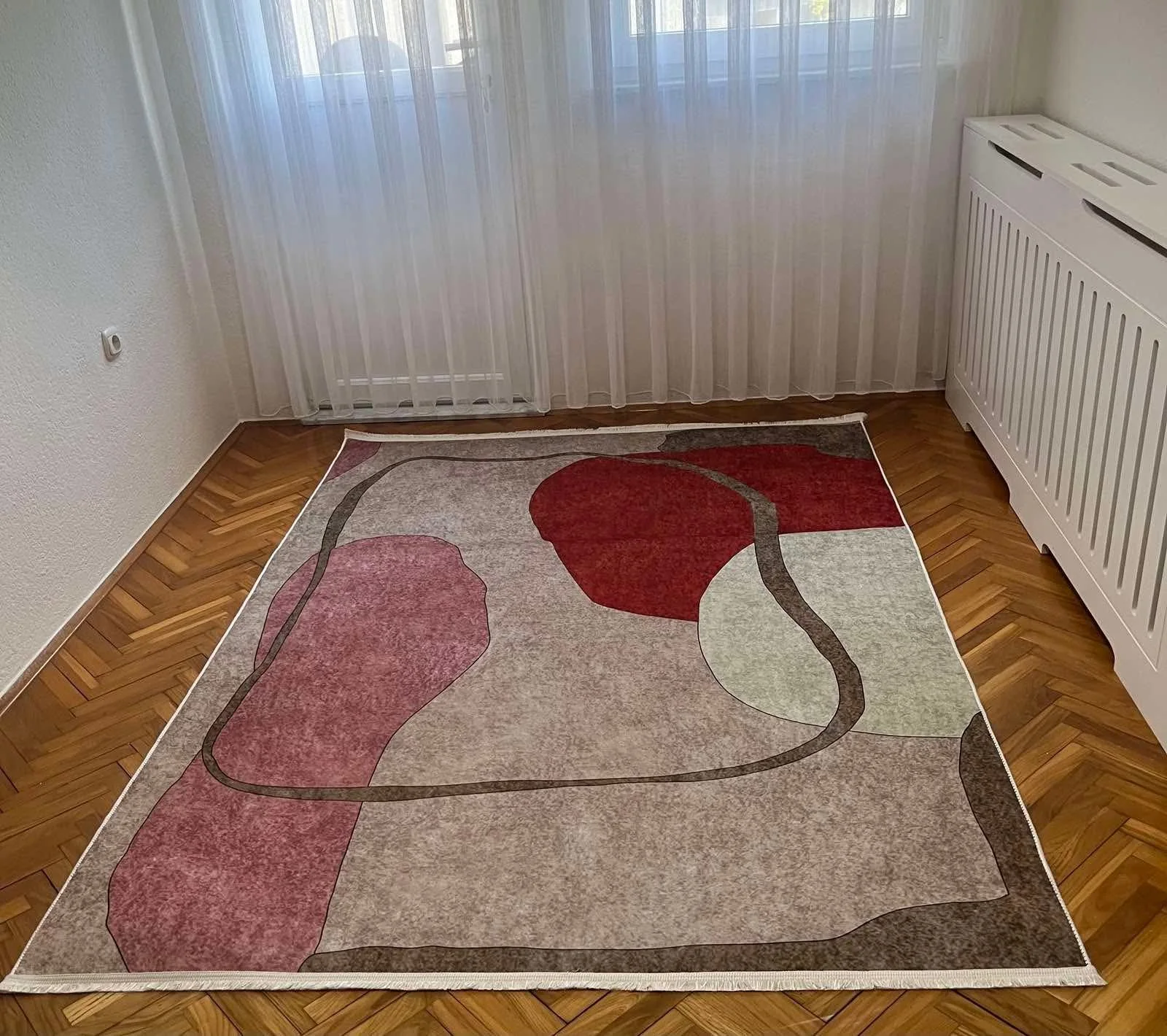 Tepih Forma, bordo apstrakcija