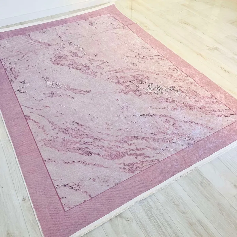 Tepih Mramor, puder roze